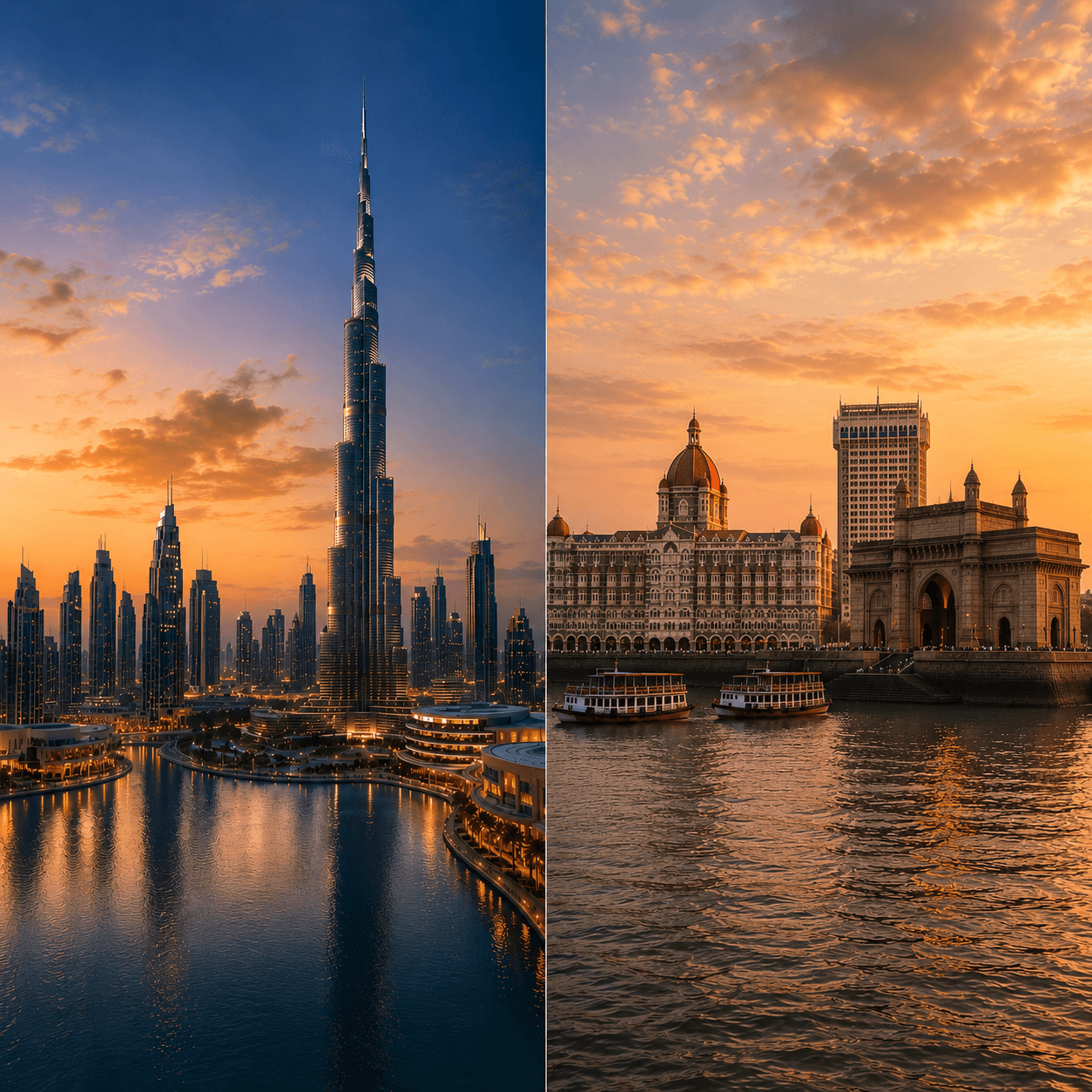 The Dual-City Legacy: Why Global HNIs are Splitting Portfolios Between Downtown Dubai and South Mumbai